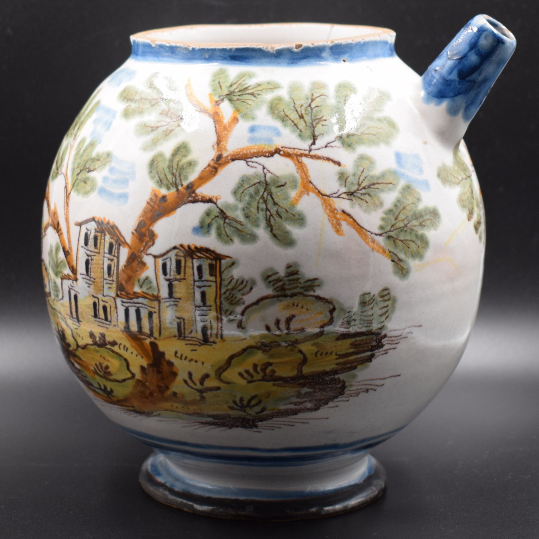 Orciolo in maiolica di Borghetto Lodigiano, Seconda metà del XVIII secolo - immagine 2