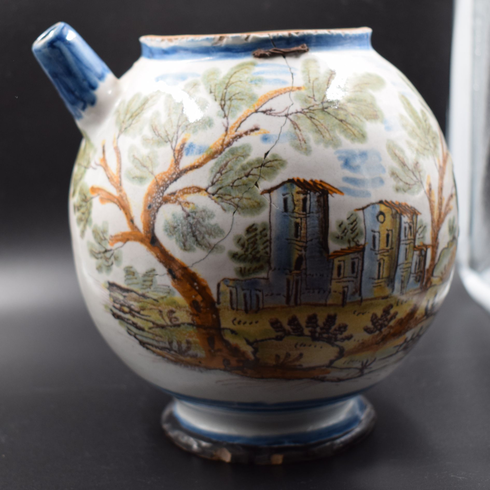Orciolo in maiolica di Borghetto Lodigiano, Seconda metà del XVIII secolo - immagine 5