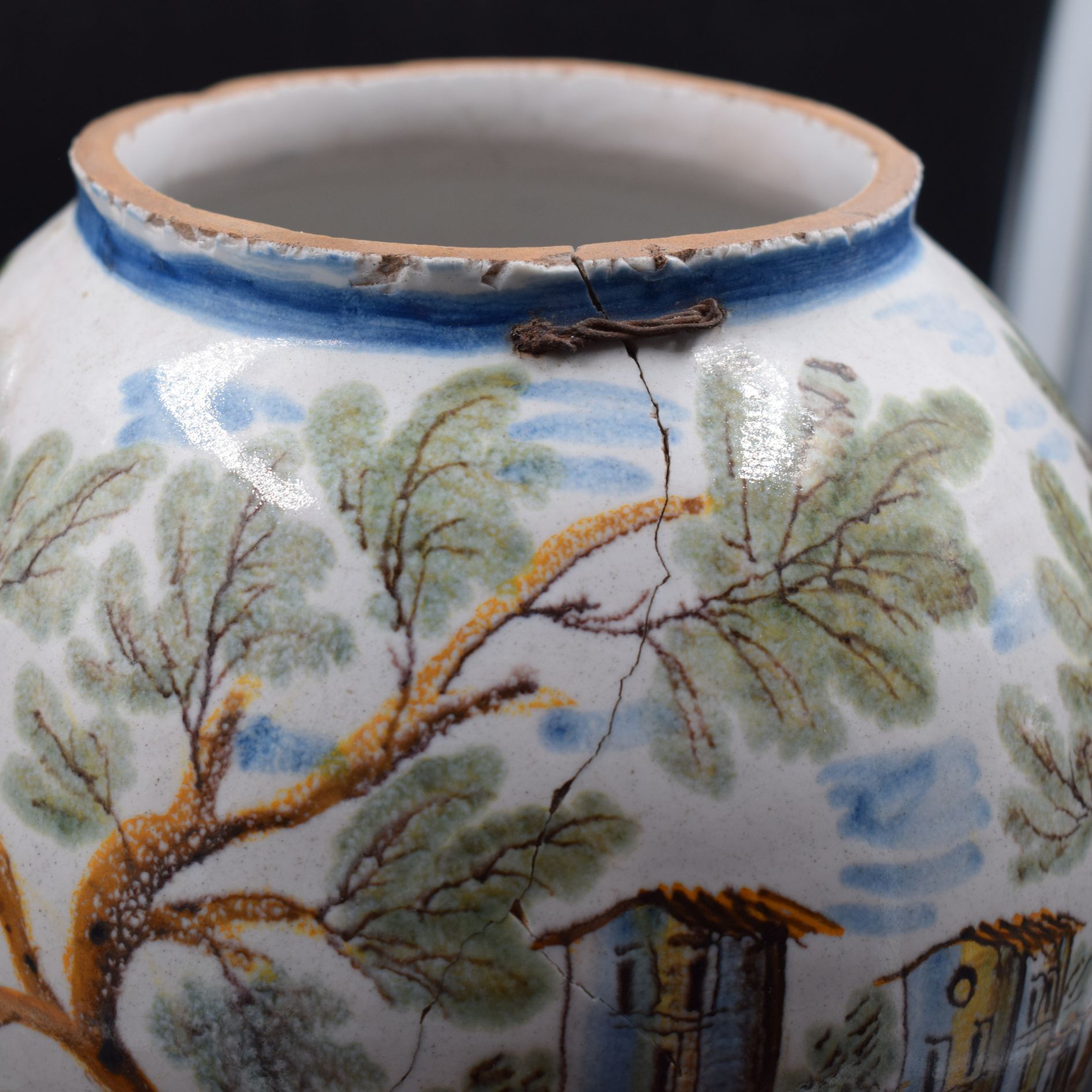 Orciolo in maiolica di Borghetto Lodigiano, Seconda metà del XVIII secolo - immagine 8