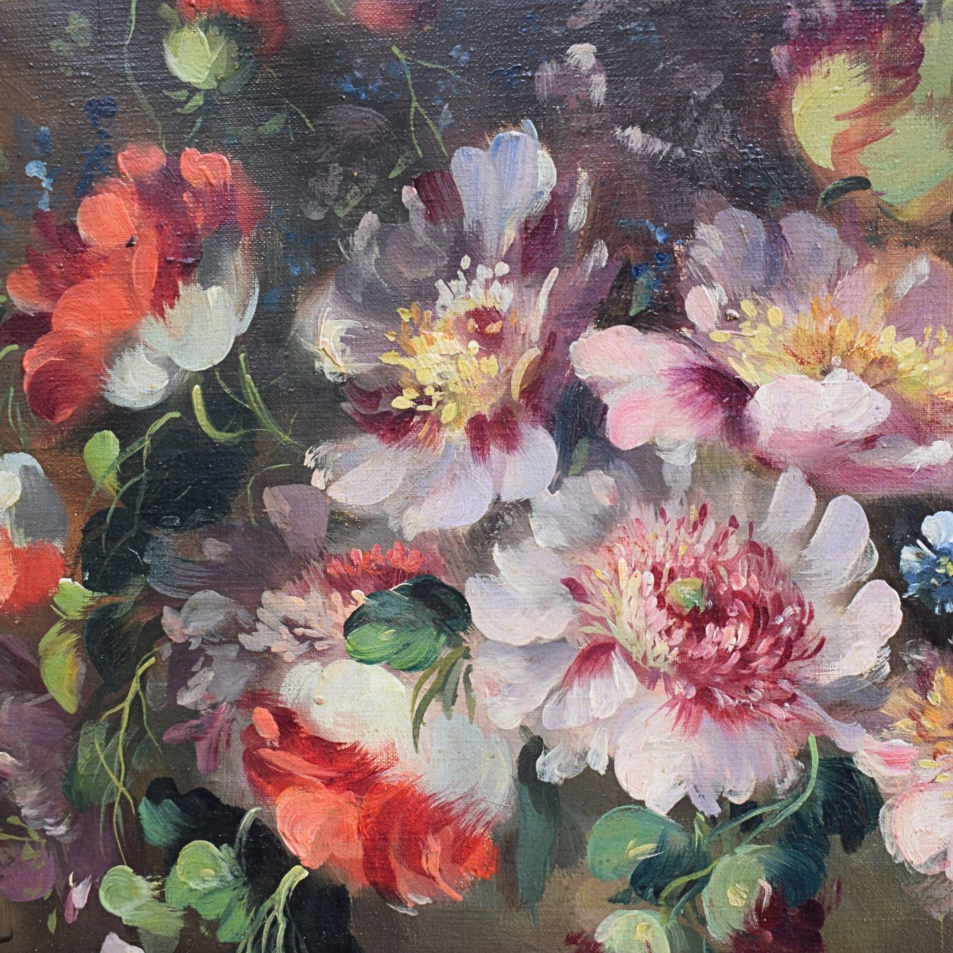 Natura morta con vaso di fiori, Scuola piemontese, XX secolo - immagine 3