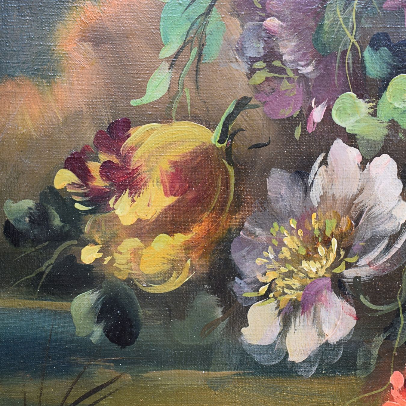 Natura morta con vaso di fiori, Scuola piemontese, XX secolo - immagine 6