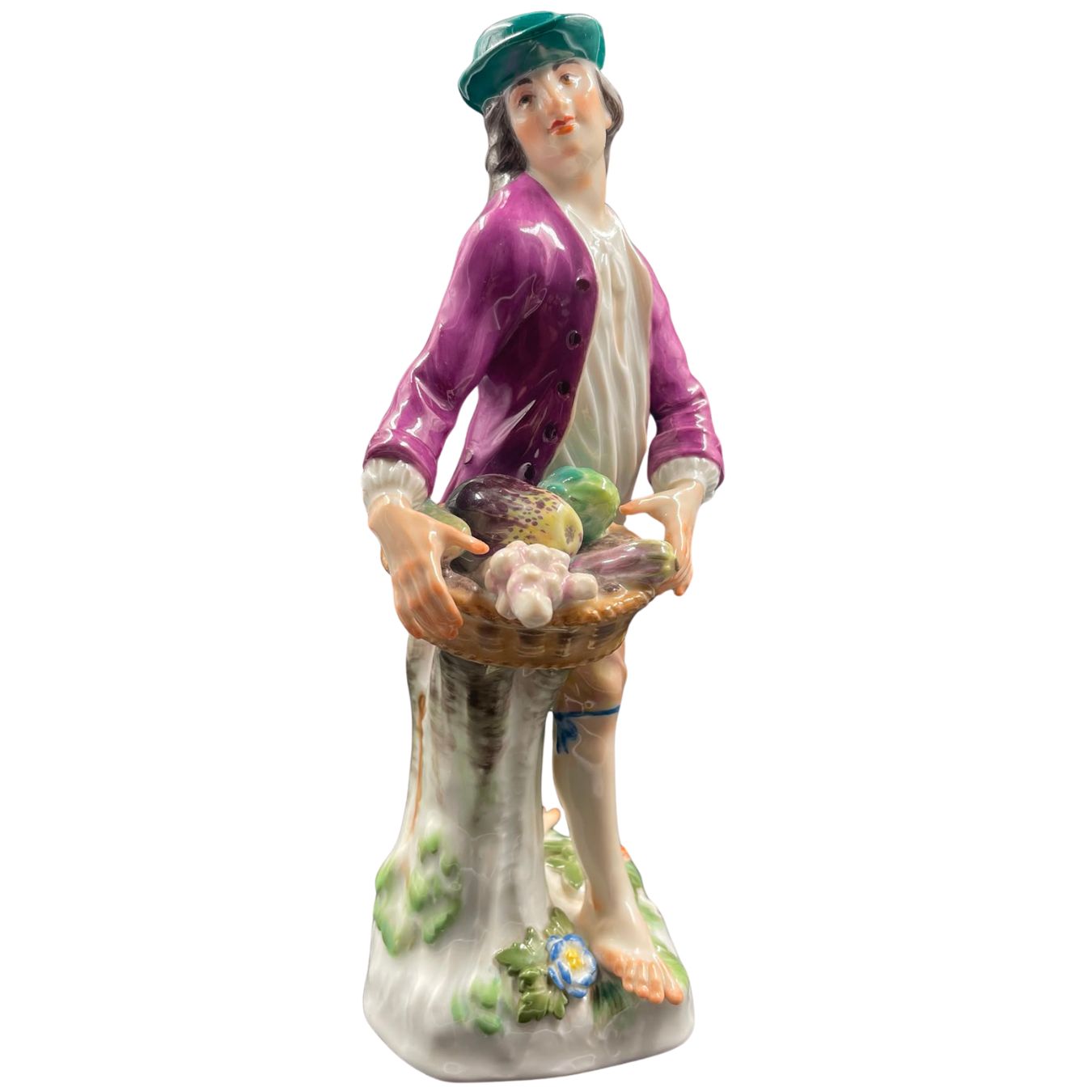 Manifattura di Meissen, ortolano con cesta di ortaggi - immagine 13