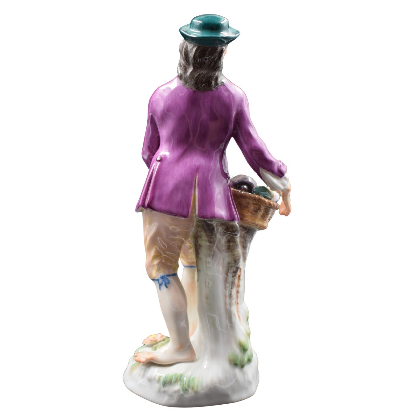 Manifattura di Meissen, ortolano con cesta di ortaggi - immagine 4