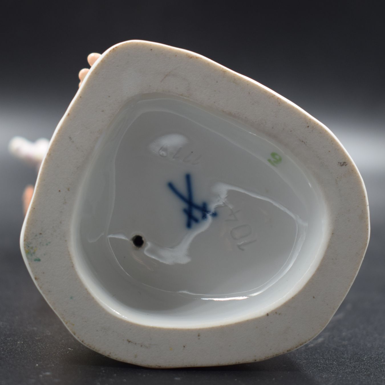 Manifattura di Meissen, ortolano con cesta di ortaggi - immagine 9