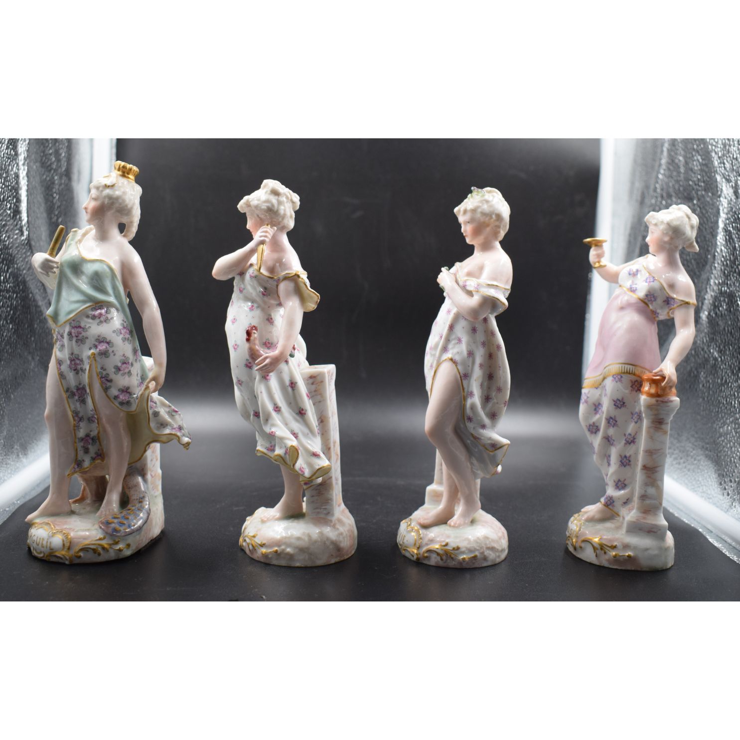 Meissen – Serie di quattro allegorie dei Vizi Capitali Gola, Invidia, Orgoglio e Collera - immagine 3