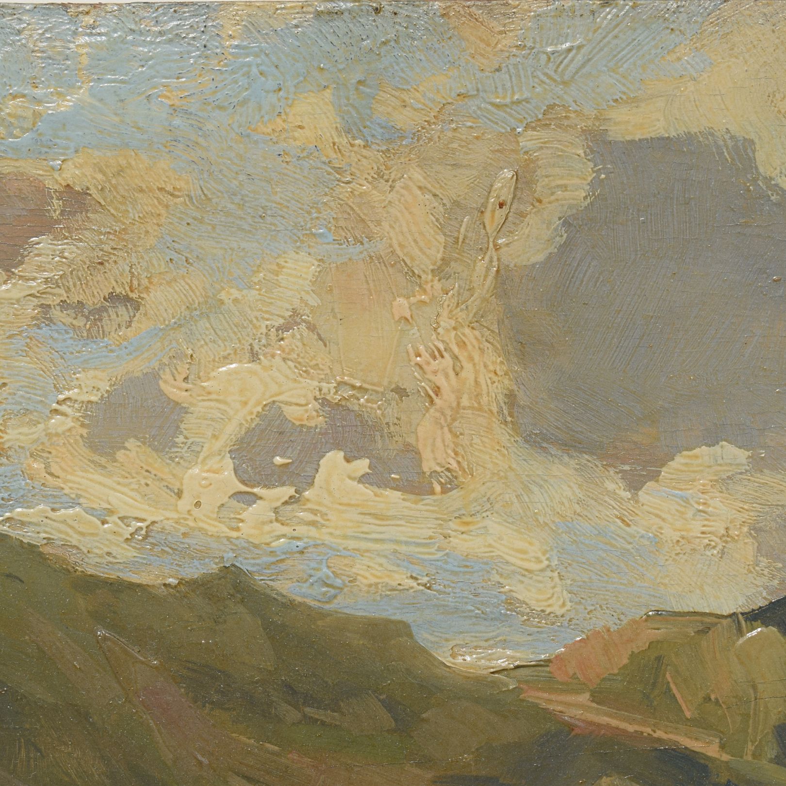 Mario Moretti Foggia (1882 - 1954), Veduta lacustre con lavandaia - immagine 11