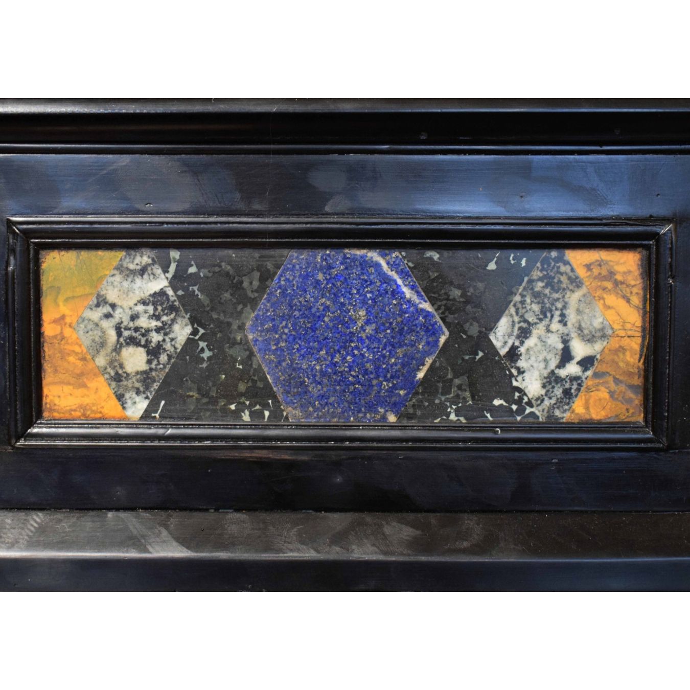 Stipo cofanetto in pietre dure policrome e bronzi dorati, XIX secolo - immagine 5